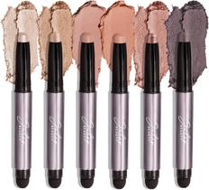 Paleta de sombras Julep Eyeshadow 101 Conjunto de 6 peças de creme a pó