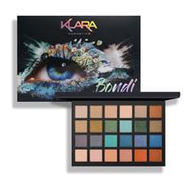 Paleta de sombras Klara Cosmetics Bondi 24 com mate e brilho