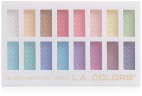 Paleta de sombras L.A. COLORS Haute 30mL 16 cores
