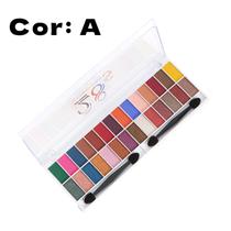 Paleta de Sombras Maquiagem Mattes e Cintilantes 28 Cores Vibrantes Vivai