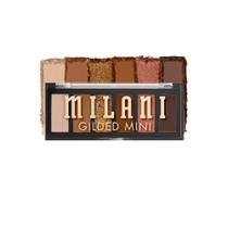 Paleta de sombras Milani Gilded Mini 6 tons foscos e brilhantes