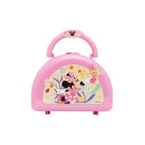 Paleta de Sombras Minnie Mouse com Batom e Brilho - Maquiagem Infantil Completa Tipo Maleta Presente Menina - Fenzza