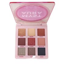 Paleta De Sombras Myst Aura Cores Versáteis Alta Pigmentação Textura Suave Para Makes Incríveis e Duradouras