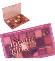 Paleta De Sombras Mystic Glow 18 Tons Hb1068 Ruby Rose Paleta De Sombras Mystic Glow 18 Tons Hb1068 Ruby Rose