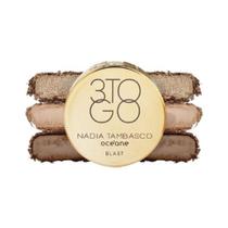 Paleta de Sombras Nádia Tambasco Trio To Go Blast Océane 7,8g