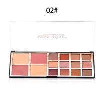 Paleta De Sombras, Pó E Blush - 16 Cores - Miss Rôse