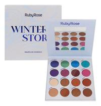 Paleta De Sombras Ruby Rose Winter Storm 3,2g