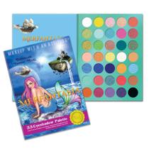 Paleta de sombras Rude Cosmetics Merfantasia 35 c/ 35 mL Paleta de sombras Rude Cosmetics Merfantasia 35 c/ 35 mL