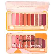 Paleta de Sombras Sol Nascente Areia 10 Cores - Jasmyne