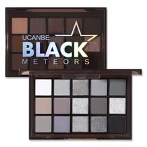Paleta de sombras UCANBE Smokey Black 15 cores à prova d'água Paleta de sombras UCANBE Smokey Black 15 cores à prova d'água