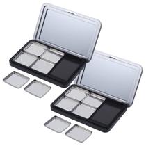 Paleta de sombras vazia Minkissy Magnetic com espelho, 2 unidades