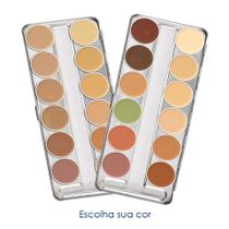 Paleta Dermacolor Camuflagem 12 cores Kryolan