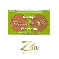 Paleta Duo Blush Matte E Contorno Matte Cor A - Dapop