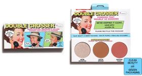 Paleta facial TheBalm Double Crosser tudo-em-um com ingredientes limpos Paleta facial TheBalm Double Crosser tudo-em-um com ingredientes limpos