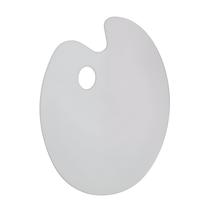 Paleta Gode Acrilica Oval 20x30 Luarte Branca