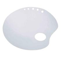 Paleta Godê Bandeja Pintura Porta Pincel 25x19 cm MDF Branco Paleta Godê Bandeja Pintura Porta Pincel 25x19 cm MDF Branco