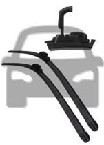 Paleta Jeep Willys Lado Motorista/Passageiro 1953 Á 1983 10 - Wiper Blade