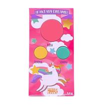 Paleta Maquiagem Coleção Unicórnio 2 Sombras 1 Blush Safira