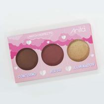 Paleta Match Perfeito Contorno Blush Iluminador - Anita