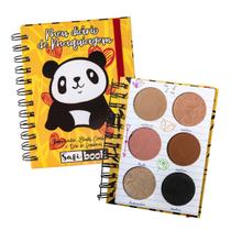 Paleta Meu Diário Maquiagem Sombra Blush Iluminador Safira - SAFIRA COSMÈTICOS