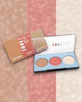 Paleta Mista Max Love Marrom: Contorno + Blush + Iluminador Paleta Mista Max Love Marrom: Contorno + Blush + Iluminador