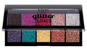 Paleta NYX Glitter Goals Cream Pro Palette