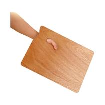 Paleta Oval Quadrada De Madeira Painéis De Madeira Sólida Para Pintura a Óleo Gouache Acrílica