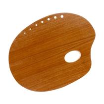 Paleta P/ Pintura 12401 Pu Oval 23x31cm Trident