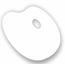 Paleta para Pintura Oval 31x40 Souza