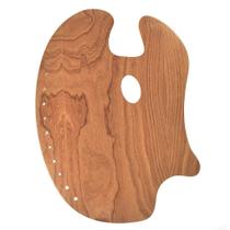 Paleta para Pintura Oval Envernizada Trident - 38 x 53cm