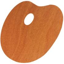 Paleta para Pintura Trident Oval de Madeira Envernizada 12412 OV