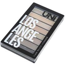 Paleta Sombras 8Cores Uni Makeup Vegas L.Angeles S.Francisco