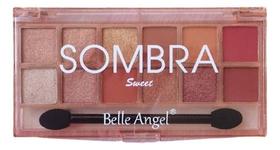 Paleta Sombras Belle Angel 12 Cores + Pincel Maquiagem