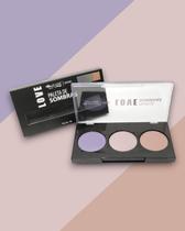 Paleta Sombras Trio Lilás Max Love: Alta Pigmentação e Estilo