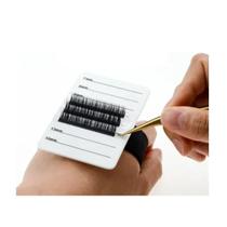 Paleta suporte para cilios com pulseira