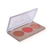 Paleta Trio Blush Contorno E Iluminador Cor 02 Mahav