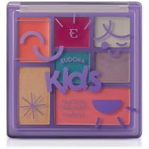 Palete de maquiagem multi poder colorido eudora kids 7g