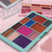 Palete de sombras multi cor , com três tons com Glitter