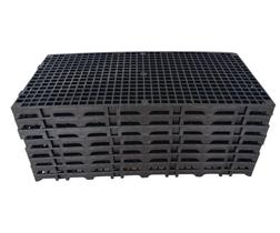 Palete Estrado Pallet Plástico Preto Pisos 25X50X2,5Cm - Impato Pontual Palete Estrado Pallet Plástico Preto Pisos 25X50X2,5Cm - Impato Pontual