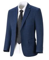 Paletó Blazer Herringbone Tweed Wool Blend Azul Marinho 3GG Paletó Blazer Herringbone Tweed Wool Blend Azul Marinho 3GG
