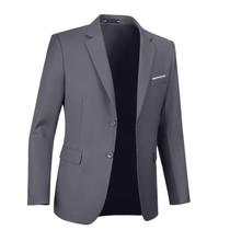 Paletó Fxzpiodi Classic Fit Wedding Business Cinza escuro L