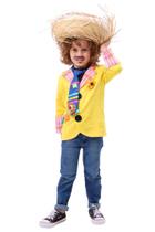 Paletó Noivo Festa Junina - Amarelo - QUIMERA KIDS Paletó Noivo Festa Junina - Amarelo - QUIMERA KIDS