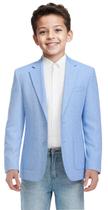 Paletó Sailiiny, blazer leve para menino, azul celeste, tamanho 5 Paletó Sailiiny, blazer leve para menino, azul celeste, tamanho 5