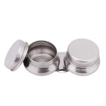 Palette Cup Walfront de aço inoxidável grande com tampa e clipe