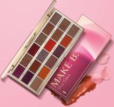 Palette de maquiagem multifuncional Make B Pink Petals 18 cores - O Boticário