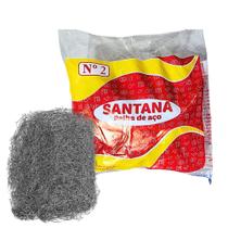 Palha Aço N2 Santana Limpeza Pesada Polimento Metais Panelas Utensílios Domésticos e Profissionais