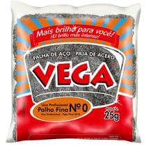 Palha de Aço nç 0 Vega Steel fardo com 20 unidades