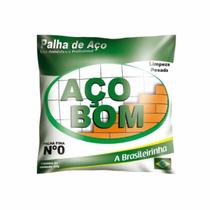 Palha de Aço Pacote 20 Unidades 22gr Nº0 - Aço Bom