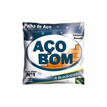 Palha de Aço Pacote 20 Unidades 22gr Nº1 - Aço Bom