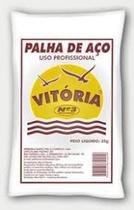 Palha De Aço Vitoria Numero 3 25 gramas Com 25 Unidades Palha De Aço - Vitoria